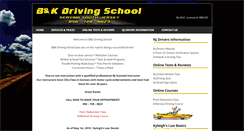 Desktop Screenshot of bkdrivingschool.com